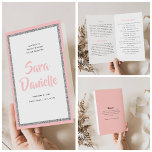 Flyer Programa Dobrado de Prata e Bat Rosa Mitzvah<br><div class="desc">O peso deste artigo é perfeito para o seu programa. É muito mais pesado do que o papel de cópia e é perfeito para seus programas descartáveis. Use a modelo para preencher suas informações. O recurso "Personalizar mais" pode ser usado para alterar a fonte (tamanho, estilo, cor) e adicionar mais...</div>