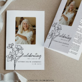 Flyer Programa Funeral de Flor Mês de Março