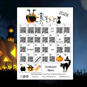 Flyer Promo Comercial de Calendário Avançado de Contagem