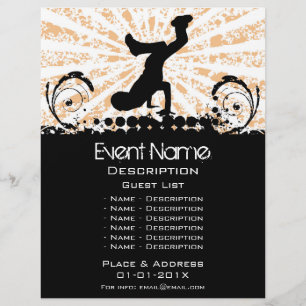 Flyer Promoção de Evento de Break Dance
