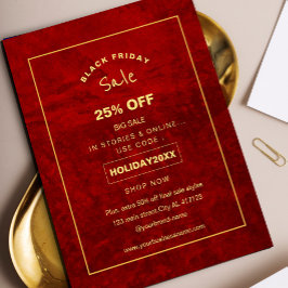 Flyer Promoção de venda de férias elegante arranhões ver