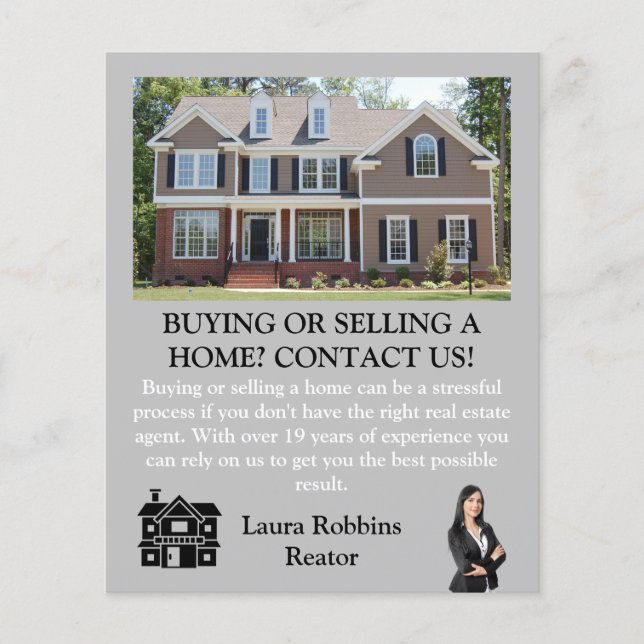 Flyer Promocional de agente imobiliário profissional sim (Frente)