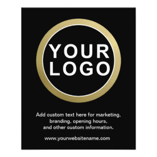 Flyer Promocional de logotipo para grandes empresas pret