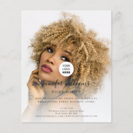 Flyer Promocional personalizado de logotipo fotográfico 