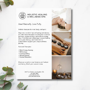 Flyer Promotor de Negócios de Terapeuta de Saúde Holísti