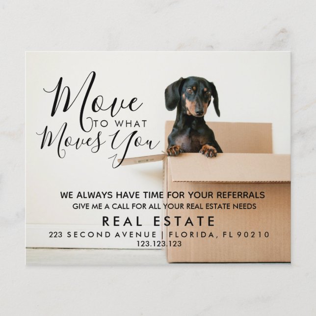 Flyer propriedade imobiliária Mude para o que move você  (Frente)