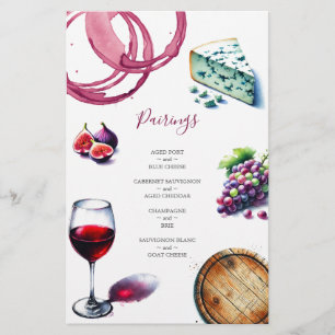 Flyer Provando de Vinho e Queijo