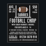 Flyer Publicidade do Camp de Futebol Americano e Goal<br><div class="desc">Futebol Americano & Goal,  Folhetos Publicitários De Futebol Do Campo De Futebol Da Loja De Cartão de visita.</div>