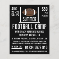 Publicidade do Camp de Futebol Americano e Goal