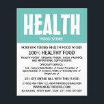 Flyer Publicidade moderna na loja de Comidas de saúde<br><div class="desc">Folhetos De Publicidade Da Loja De Comidas De Saúde Moderna Por Cartão de visita.</div>