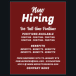 Flyer Publicidade para Recrutamento de Vagas de Tarefas<br><div class="desc">Folhetos Publicitários De Recrutamento De Vagas De Trendy Job Pela Loja De Cartão de visita.</div>