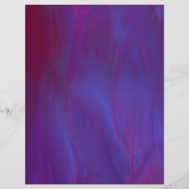 Flyer Purple Skies Bulk Scrapbook Paper Pages (Frente)
