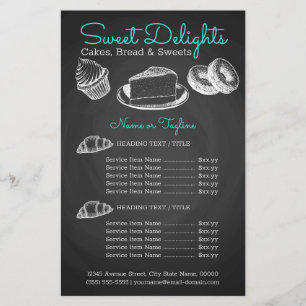 Flyer Quadro doce da padaria