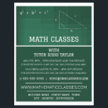 Flyer Quadro Matemático, Anúncio de Classes de Matemátic<br><div class="desc">Quadro Matemático,  Folhetos Publicitários De Classes De Matemática Por Loja De Cartão de visita.</div>