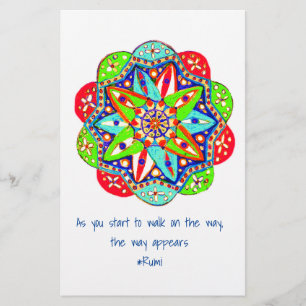 Flyer Quando você começa a caminhar no caminho, o caminh