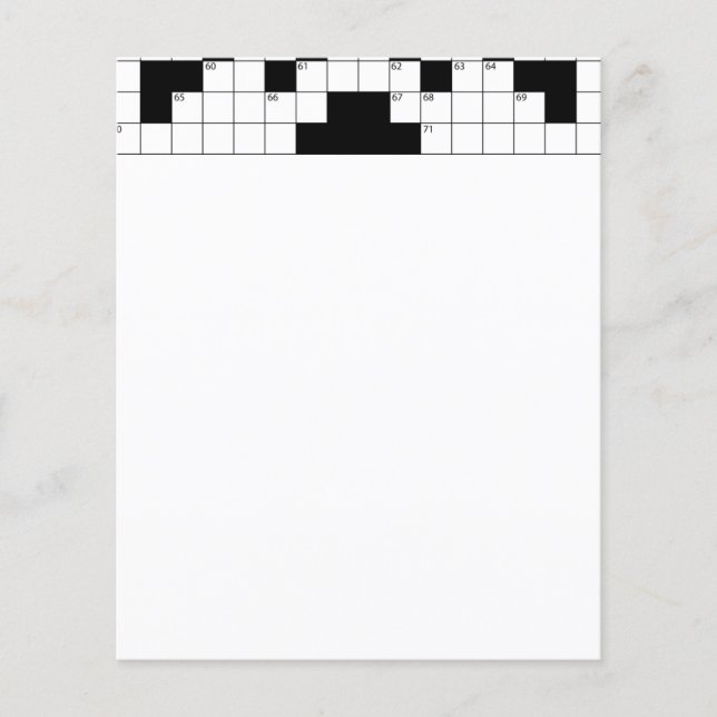 Flyer quebra-cabeça VEC 16640-cross-word-quebra-cabeça v (Frente)