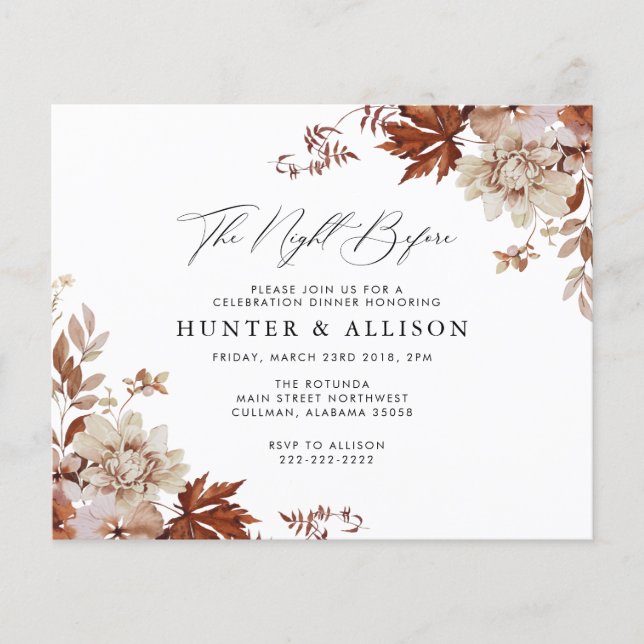 Flyer Queda Antes da Noite | Convite (Frente)