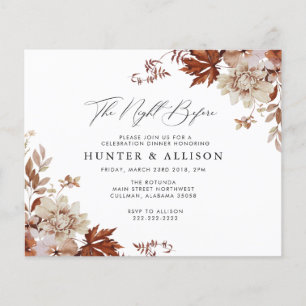 Flyer Queda da noite antes   Convite