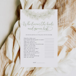 Flyer Quem Conhece Melhor os Noivos Jogo de Casamento