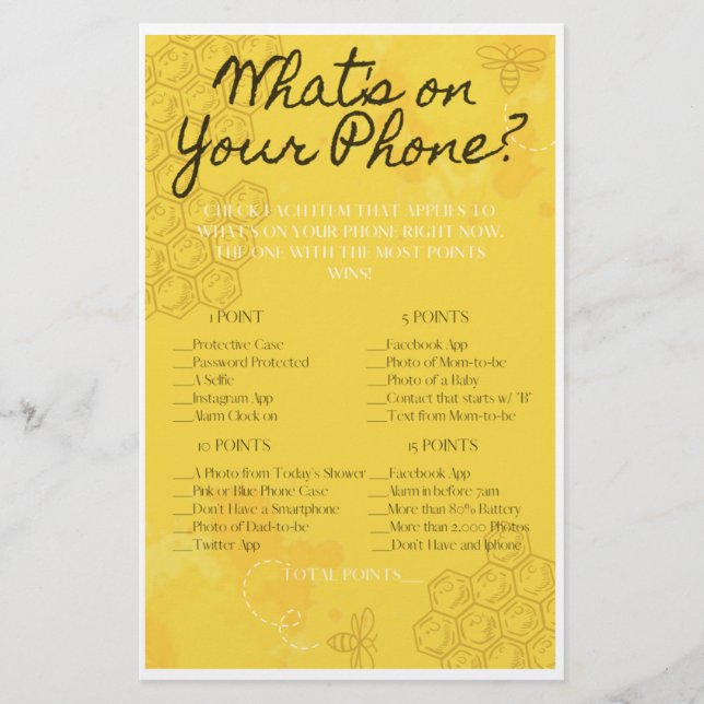 Flyer Querida, o que há no seu jogo telefônico? (Frente)