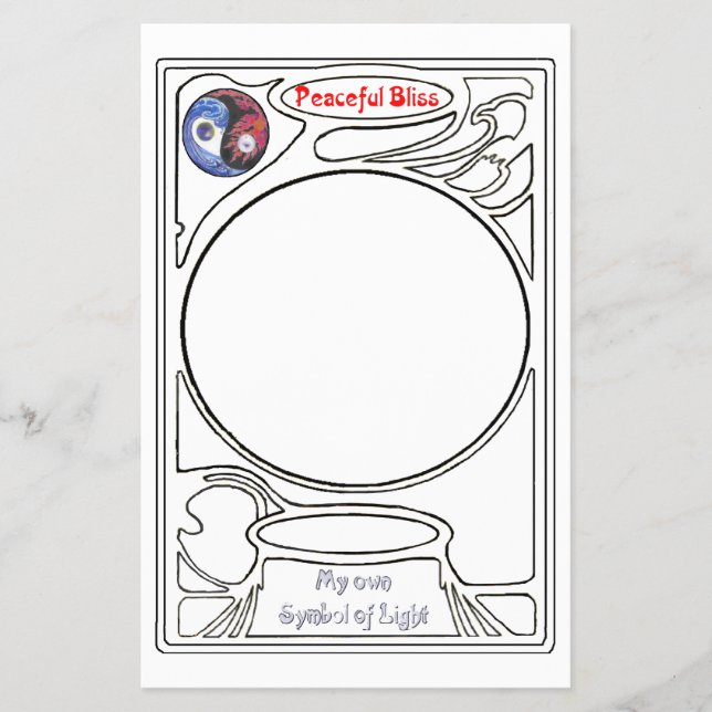 Flyer Rabiscar no símbolo da Felicidade Pacífica (Frente)