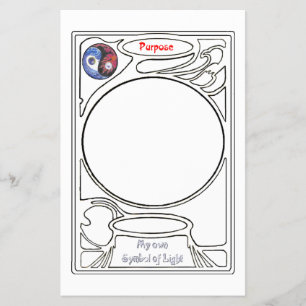 Flyer Rabiscar no símbolo da finalidade