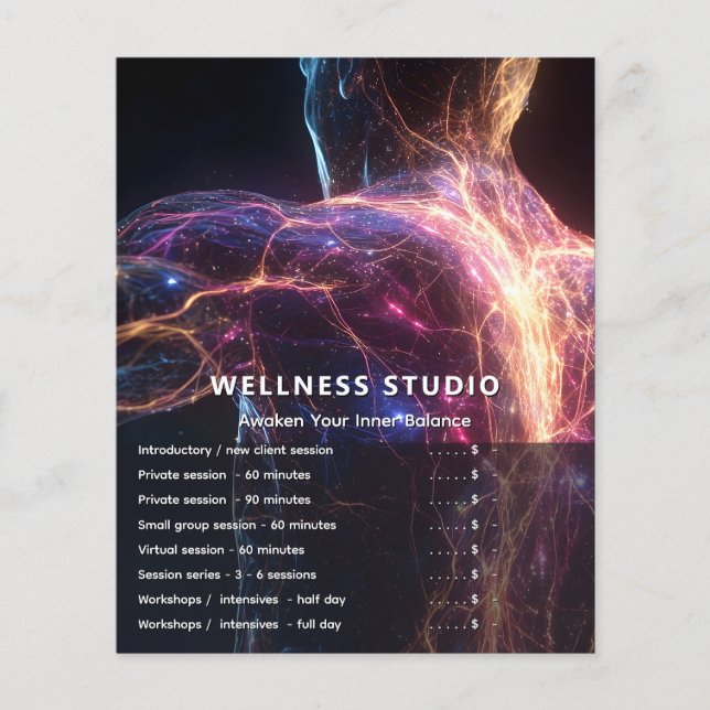 Flyer Radiant Current Aura Energy (Frente)