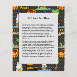 Flyer Raida de Bandeira do Pirata de Palmeiras da Ilha d