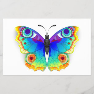 Flyer Rainbow Butterfly Peacock Eye