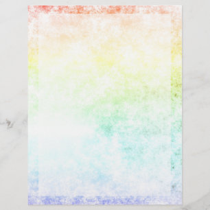Flyer Rainbow Cloud Background Personalize ou Fique Nubl