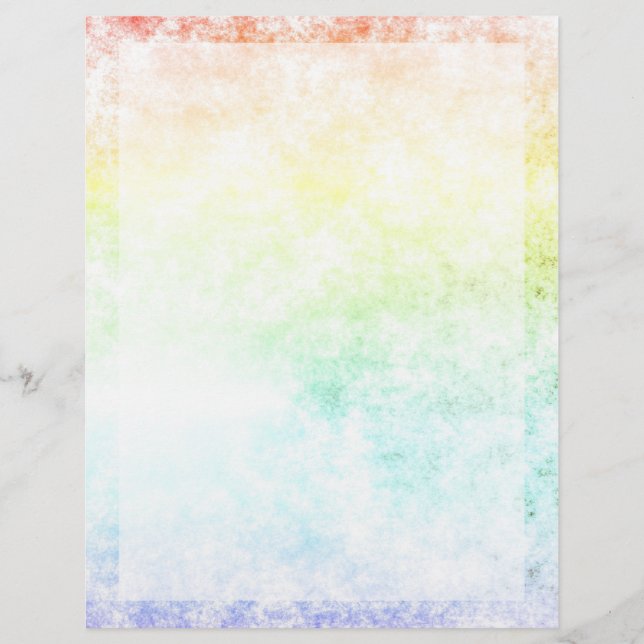 Flyer Rainbow Cloud Background Personalize ou Fique Nubl (Frente)