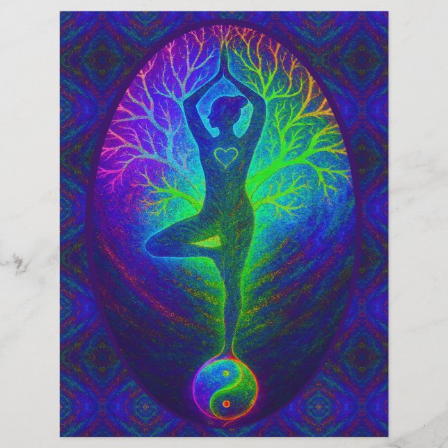 Flyer Rainbow Energy Yin Yang Yoga (Frente)