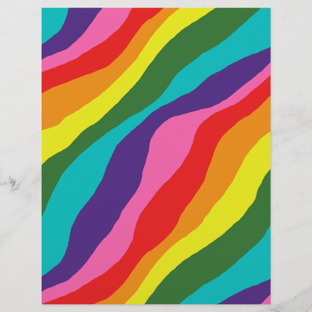 Flyer Rainbow Patterns (Frente)