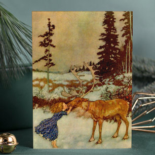 Flyer Rapariga e Reindeer