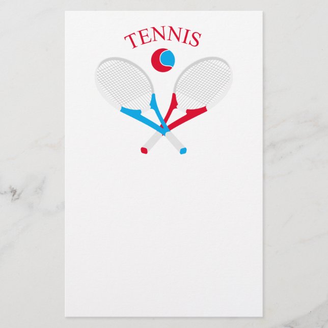 Flyer Raquetes de ténis e bola de ténis (Frente)