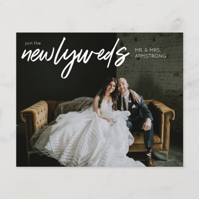 Flyer Recepção de casamento W Fotográfica Horiz 3 do New (Frente)