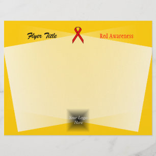 Flyer Red Standard Ribbon por Kenneth Yoncich