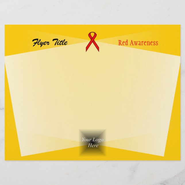 Flyer Red Standard Ribbon por Kenneth Yoncich (Frente)