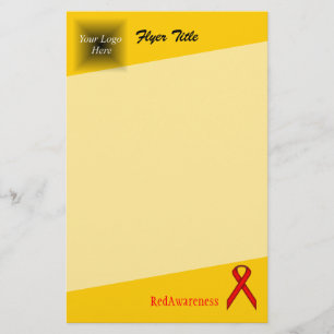 Flyer Red Standard Ribbon por Kenneth Yoncich