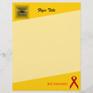 Flyer Red Standard Ribbon por Kenneth Yoncich
