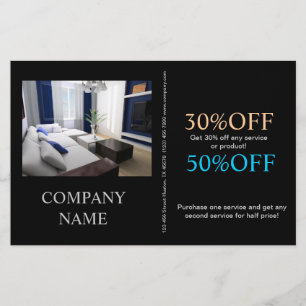 Flyer Reforma Moderna Carpintaria Construção de Mão de O