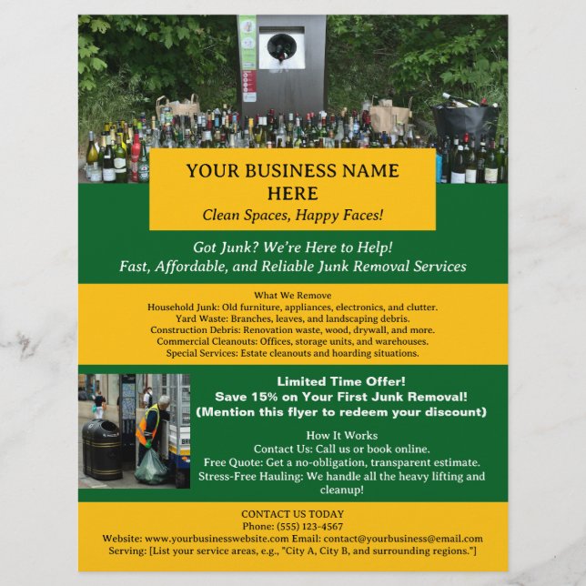 Flyer Remoção de Lixo (Frente)