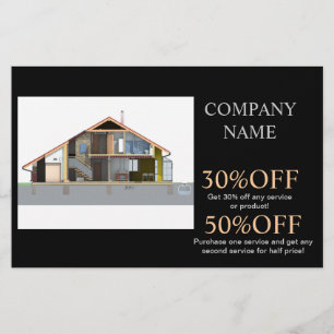 Flyer Renovation Handyman Construction architect