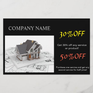 Flyer Renovation Handyman Construction architect