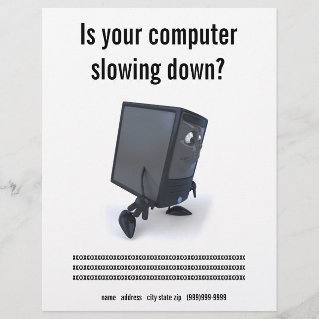 Flyer Reparo do computador (Frente)