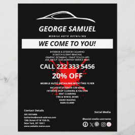 Flyer Reparos Personalizados de Carros e Detalhamento Au