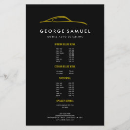 Flyer Reparos Personalizados de Carros e Detalhamento Au