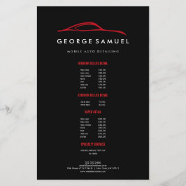 Flyer Reparos Personalizados de Carros e Detalhamento Au