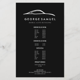 Flyer Reparos Personalizados de Carros e Detalhes Modern