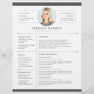 Flyer Retomar o Trabalho de Fotografia do Modern Clean W